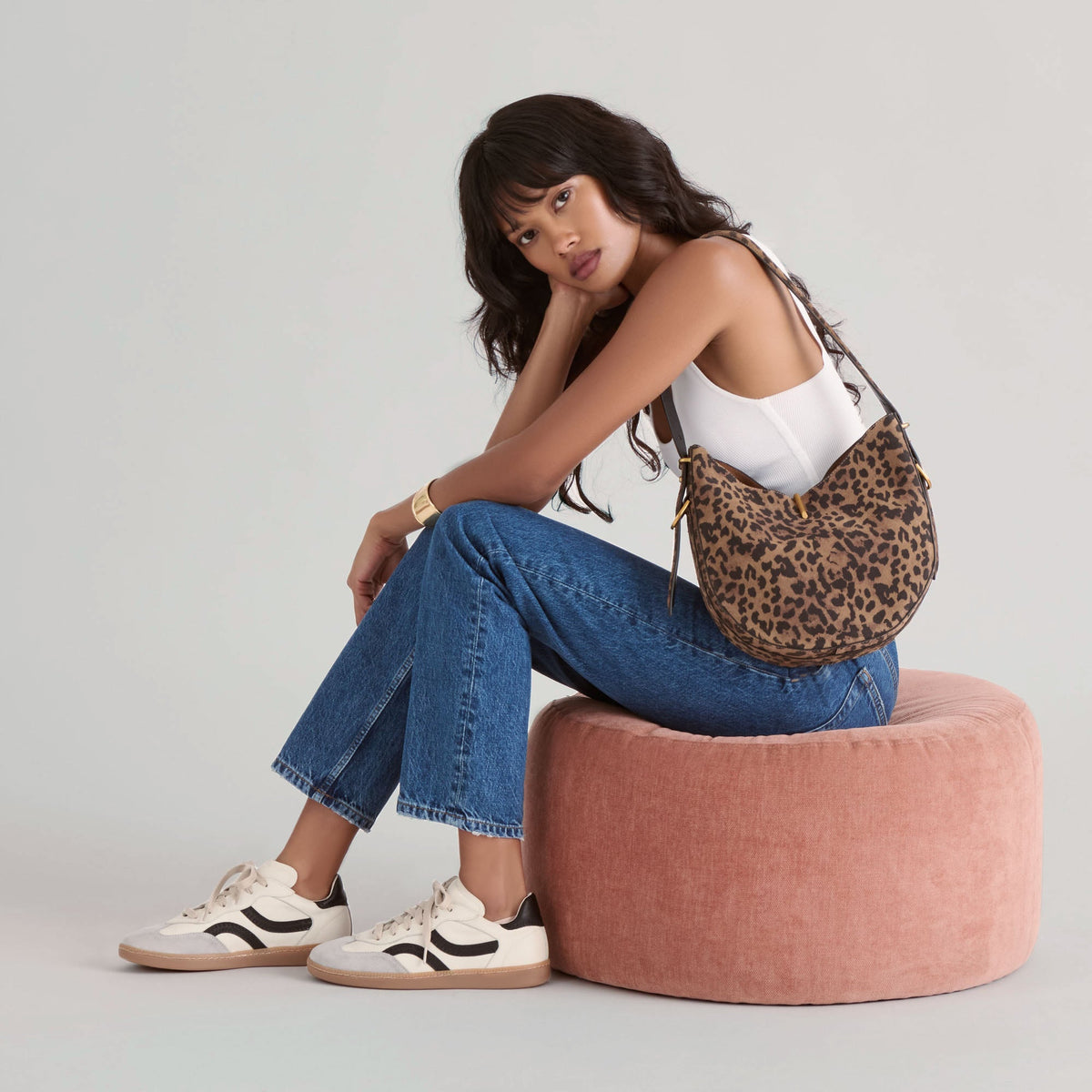 Rebel White Black Leather Sneakers | Dolce Vita Quality