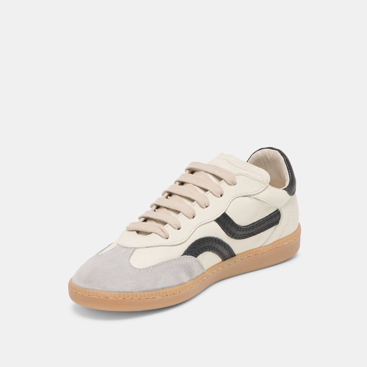 Rebel White Black Leather Sneakers | Dolce Vita Quality