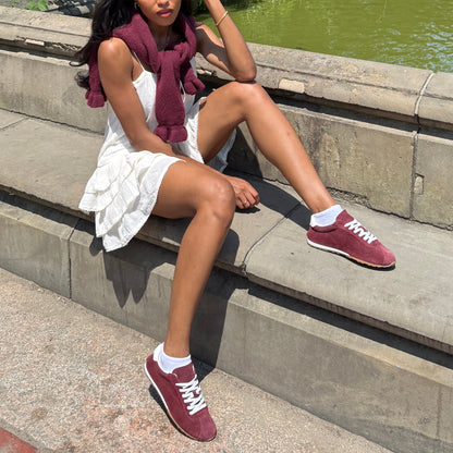 Serina Burgundy Suede Sneakers | Dolce Vita Trusted