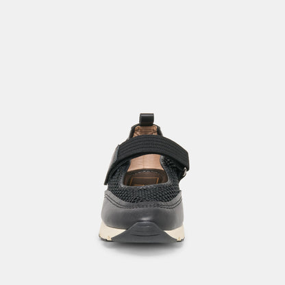 Seline Black Mesh Sneakers | Dolce Vita Trending