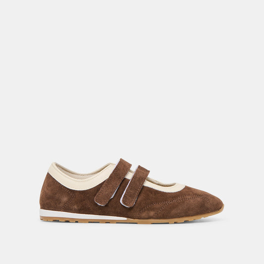 Swan Dk Brown Suede Sneakers | Dolce Vita Popular