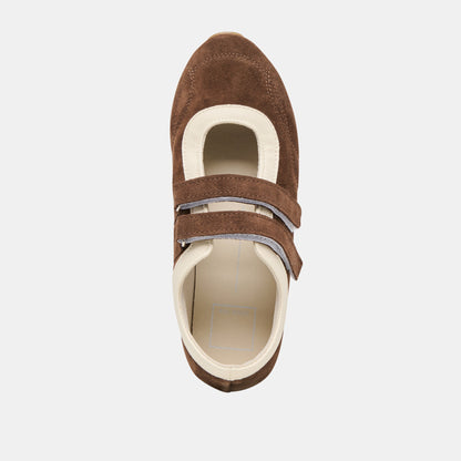 Swan Dk Brown Suede Sneakers | Dolce Vita Popular