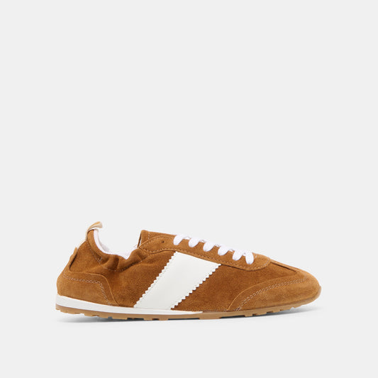 Shyla Cognac Suede Sneakers | Dolce Vita Quality