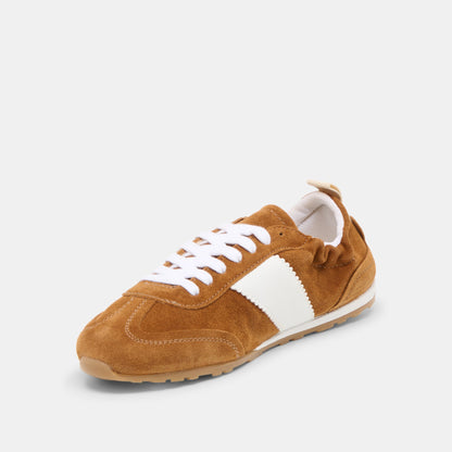 Shyla Cognac Suede Sneakers | Dolce Vita Quality