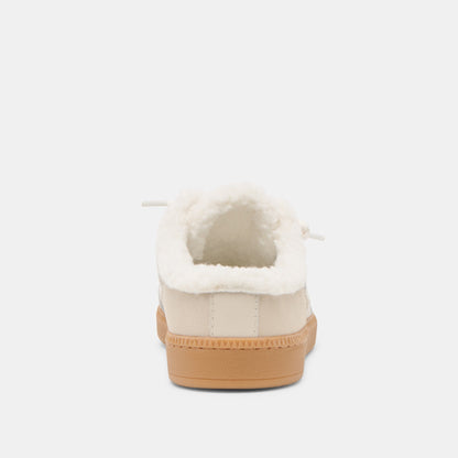 Notice Slide Plush Off White Crackled Leather Sneakers | Dolce Vita Special Offer