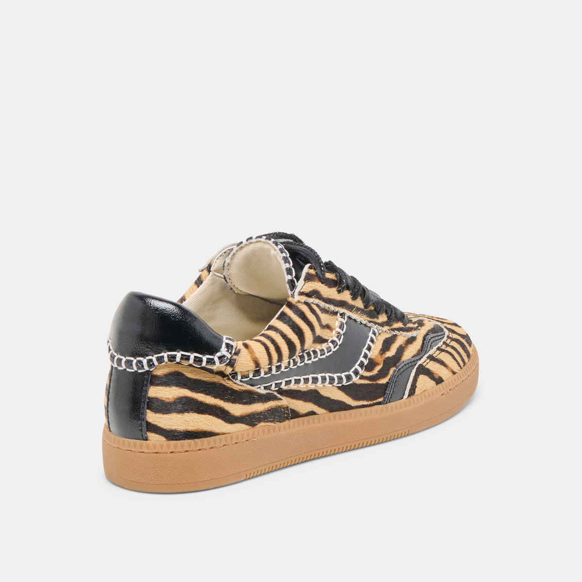 Notice Stitch Tiger Calf Hair Sneakers | Dolce Vita Premium