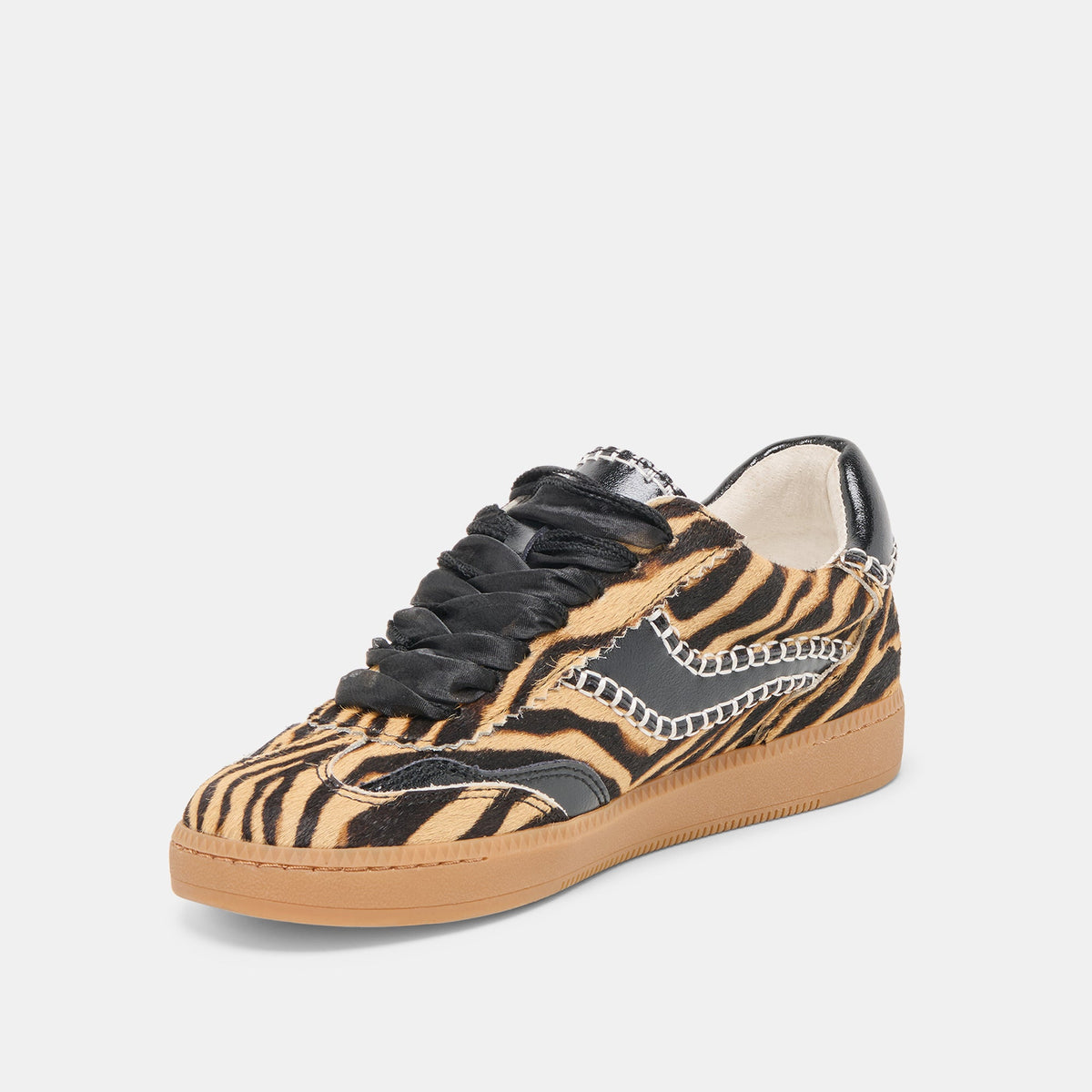 Notice Stitch Tiger Calf Hair Sneakers | Dolce Vita Premium