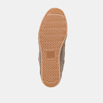 Laini Brown Distressed Leather Sneakers | Dolce Vita Featured