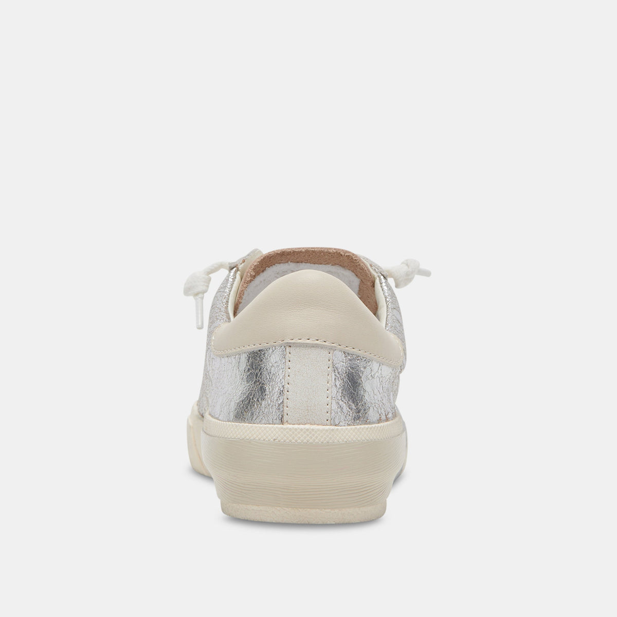 Zina Sneakers Chrome Distressed Leather | Chrome Leather Sneakers
 – Dolce Vita | Dolce Vita Sale