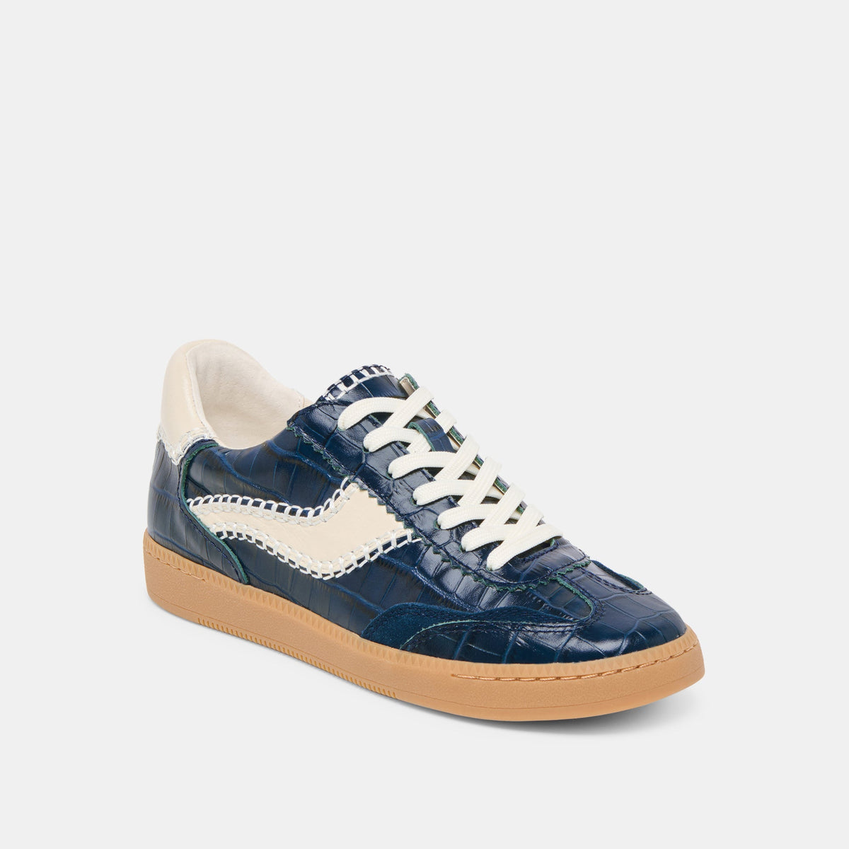 NOTICE STITCH SNEAKERS INK CROCO EMBOSSED LEATHER
 – Dolce Vita | Dolce Vita Best Seller