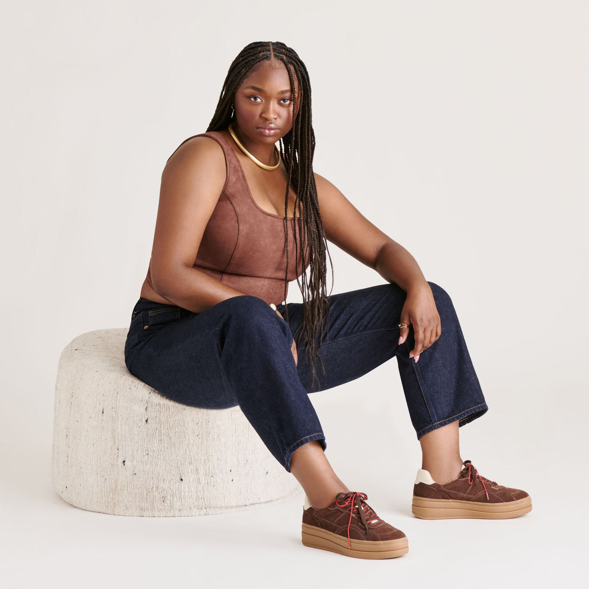 Naomy H2O Waterproof Dk Brown Suede Sneakers | Dolce Vita Featured