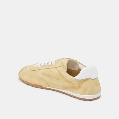 Serina Yellow Suede Sneakers | Dolce Vita Essential