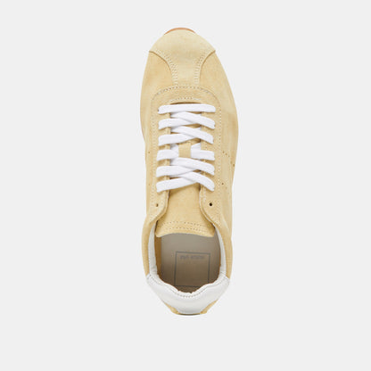 Serina Yellow Suede Sneakers | Dolce Vita Essential