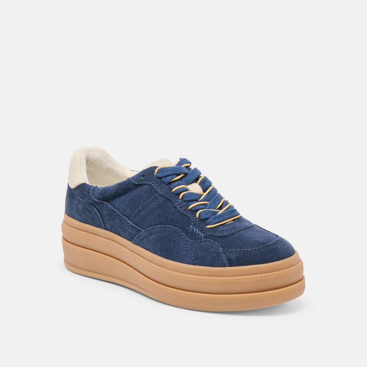 Naomy H2O Waterproof Navy Suede Sneakers | Dolce Vita Featured
