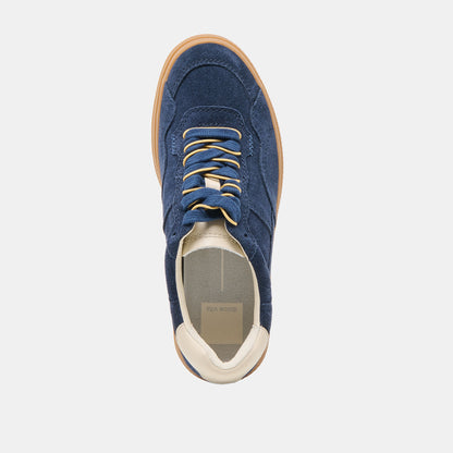 Naomy H2O Waterproof Navy Suede Sneakers | Dolce Vita Featured