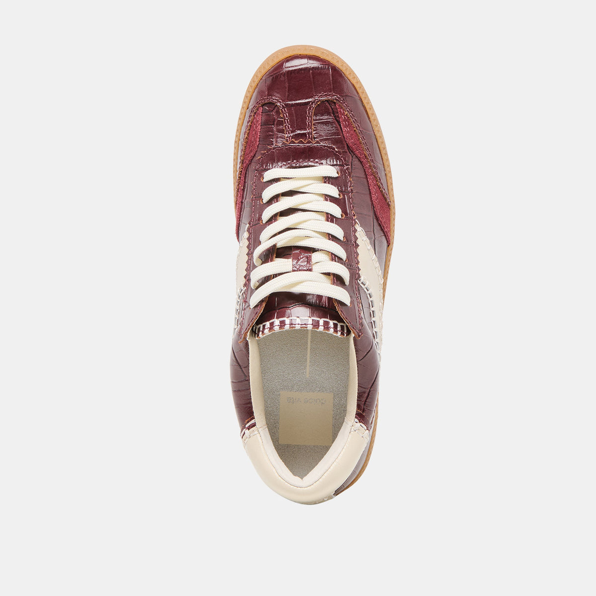 NOTICE STITCH SNEAKERS OXBLOOD CROCO EMBOSSED LEATHER
 – Dolce Vita | Dolce Vita Hot Sale