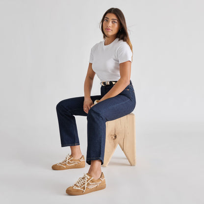 Notice Lace Lt Brown Suede Sneakers | Dolce Vita Great Value