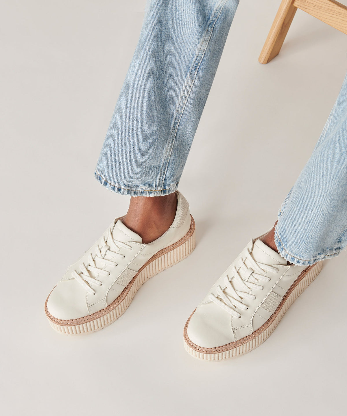 TIGER SNEAKERS WHITE LEATHER
 – Dolce Vita | Dolce Vita Latest