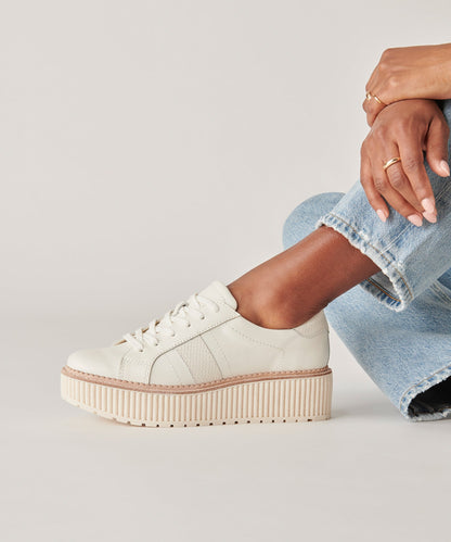 TIGER SNEAKERS WHITE LEATHER
 – Dolce Vita | Dolce Vita Latest