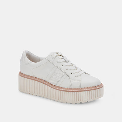 TIGER SNEAKERS WHITE LEATHER
 – Dolce Vita | Dolce Vita Latest