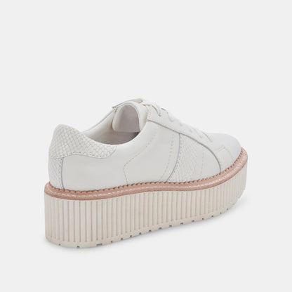 TIGER SNEAKERS WHITE LEATHER
 – Dolce Vita | Dolce Vita Latest