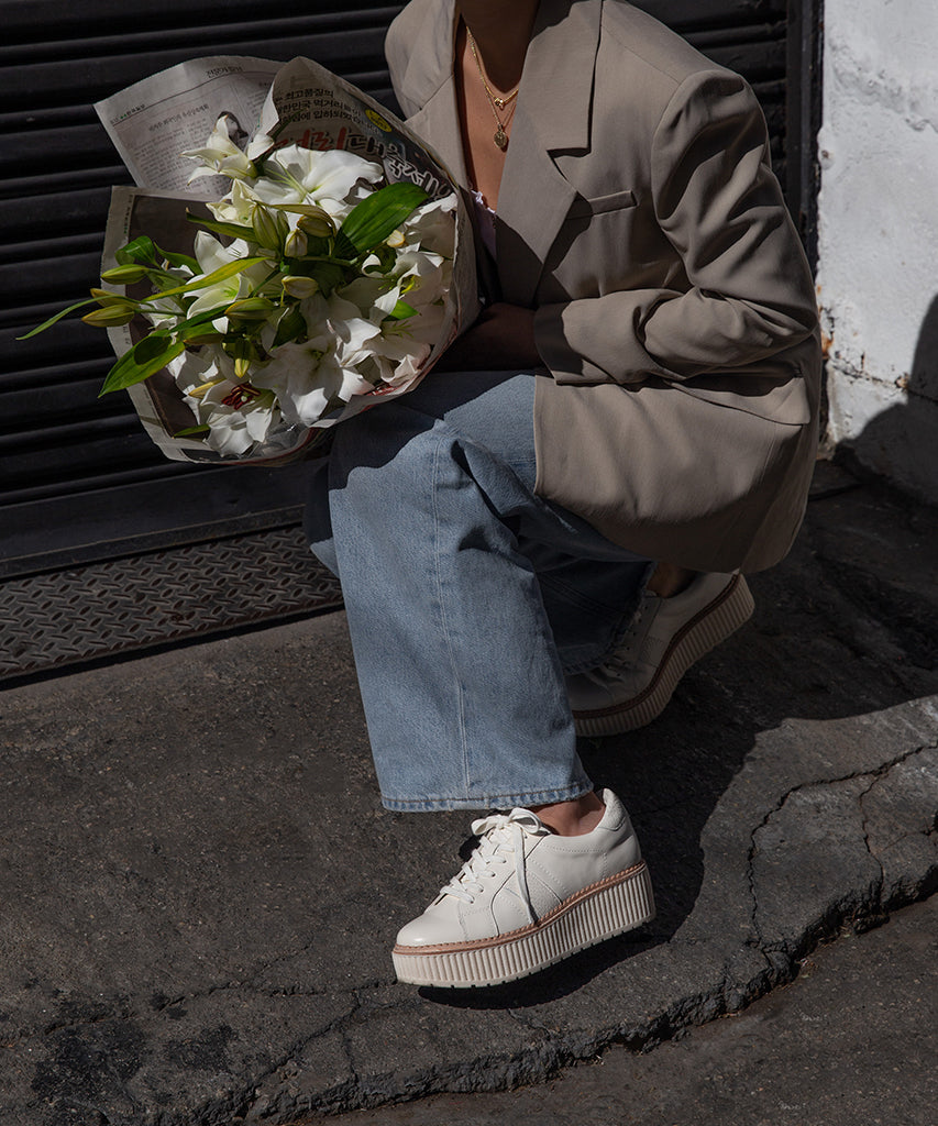 TIGER SNEAKERS WHITE LEATHER
 – Dolce Vita | Dolce Vita Latest