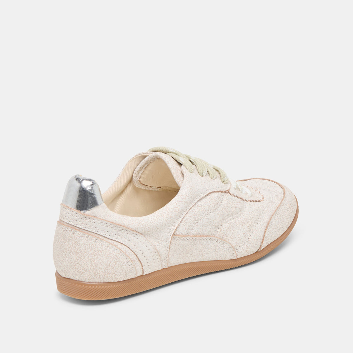 Laini Off White Crackled Leather Sneakers | Dolce Vita Everyday