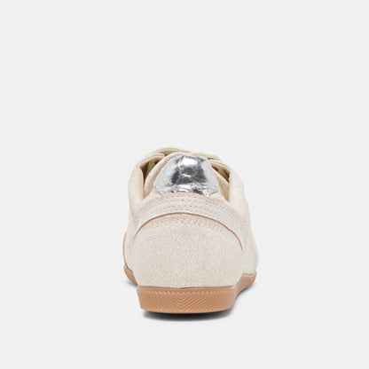 Laini Off White Crackled Leather Sneakers | Dolce Vita Everyday
