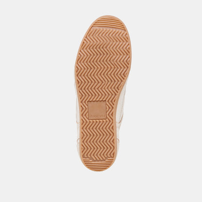 Laini Off White Crackled Leather Sneakers | Dolce Vita Everyday