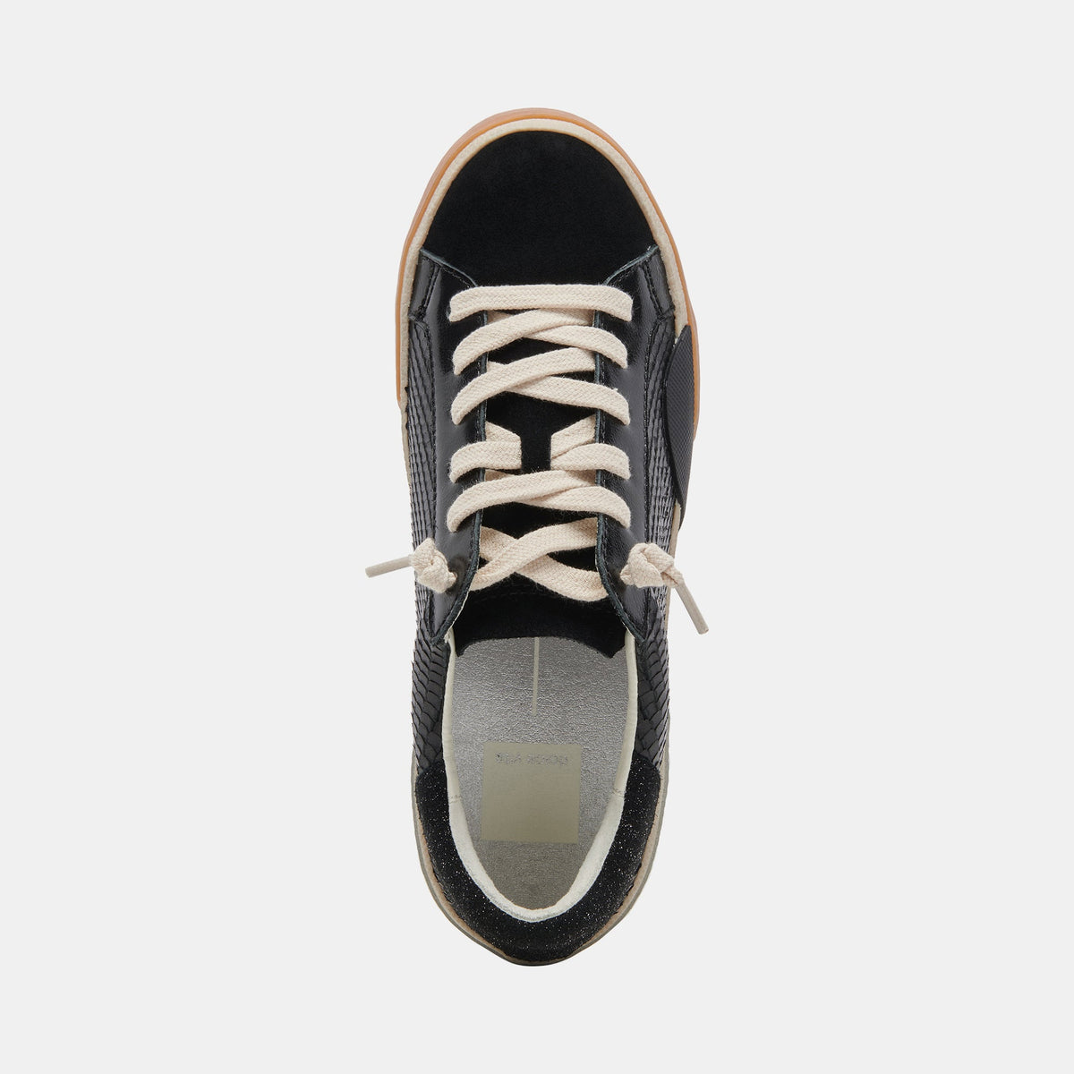 Zina Sneakers Onyx Embossed Leather | Women's Sneakers
 – Dolce Vita | Dolce Vita Best Price