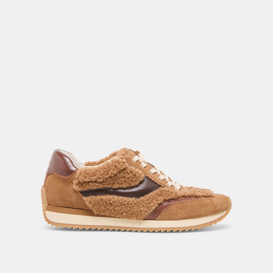 B.NTCD Plush Brown Plush Sneakers | Dolce Vita Best Seller