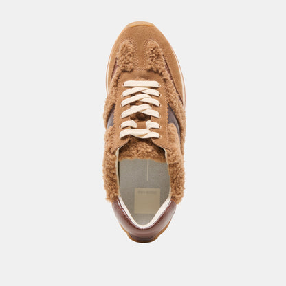 B.NTCD Plush Brown Plush Sneakers | Dolce Vita Best Seller
