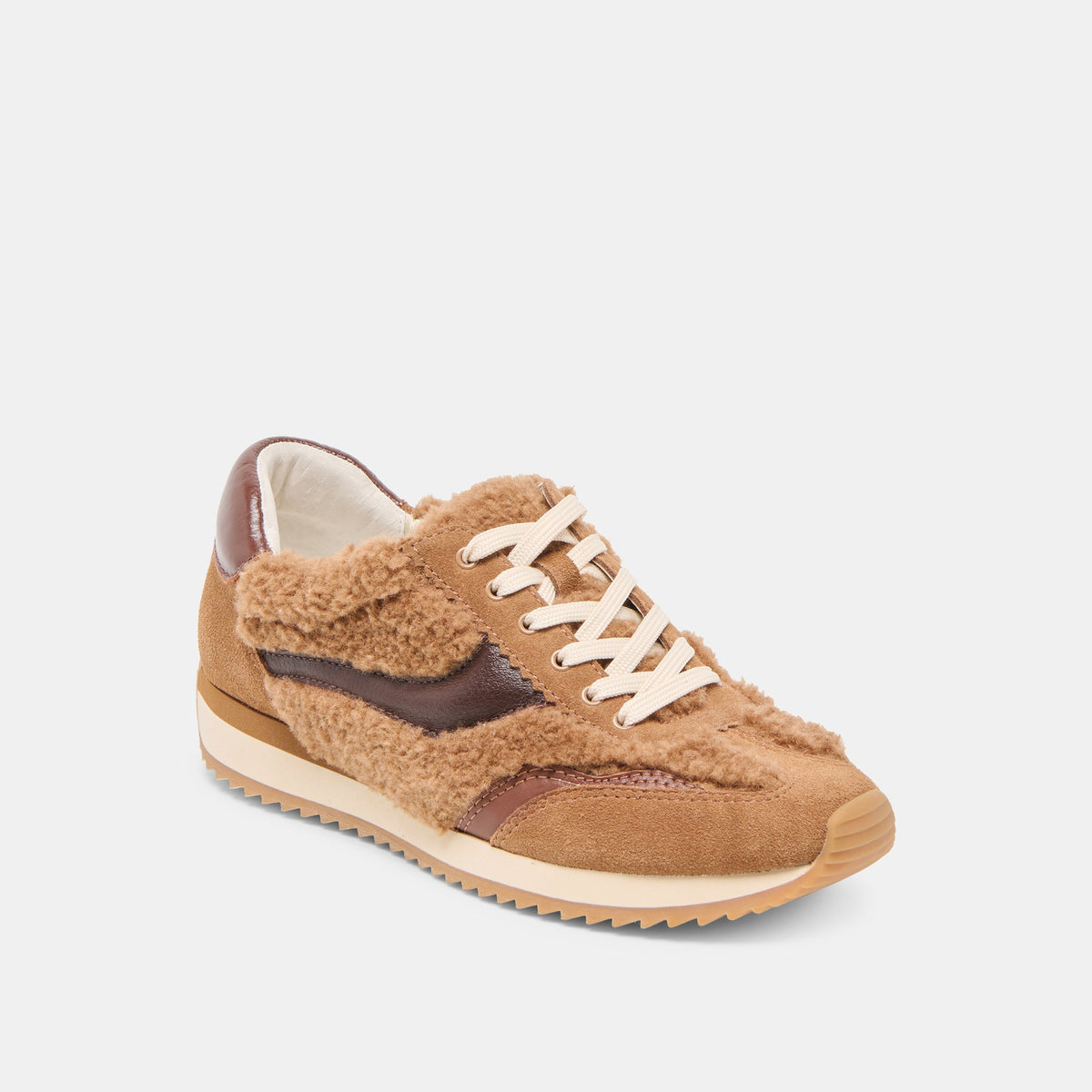 B.NTCD Plush Brown Plush Sneakers | Dolce Vita Best Seller