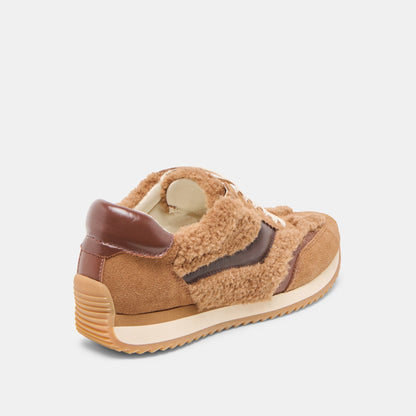 B.NTCD Plush Brown Plush Sneakers | Dolce Vita Best Seller