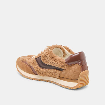 B.NTCD Plush Brown Plush Sneakers | Dolce Vita Best Seller