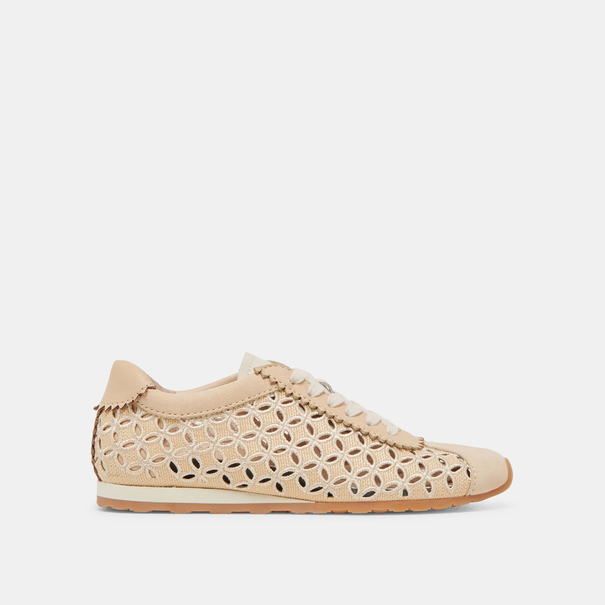 DANIE EYELET PERF SNEAKERS LT NATURAL RAFFIA
 – Dolce Vita | Dolce Vita Signature