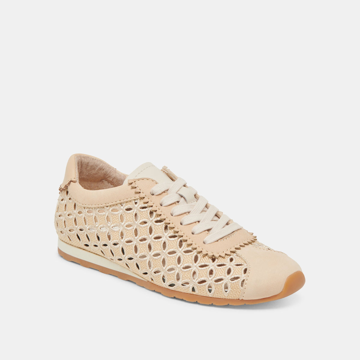 DANIE EYELET PERF SNEAKERS LT NATURAL RAFFIA
 – Dolce Vita | Dolce Vita Signature