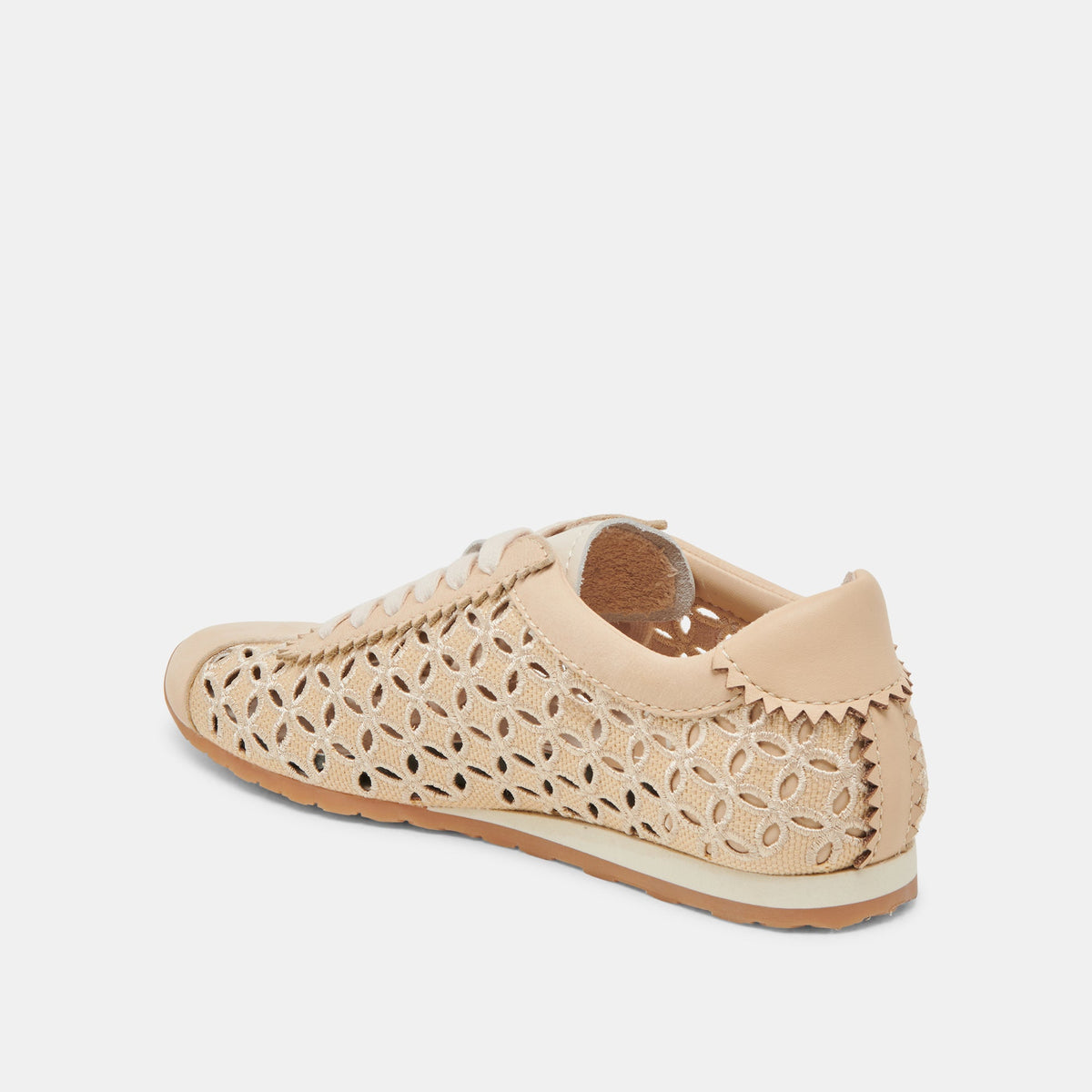 DANIE EYELET PERF SNEAKERS LT NATURAL RAFFIA
 – Dolce Vita | Dolce Vita Signature
