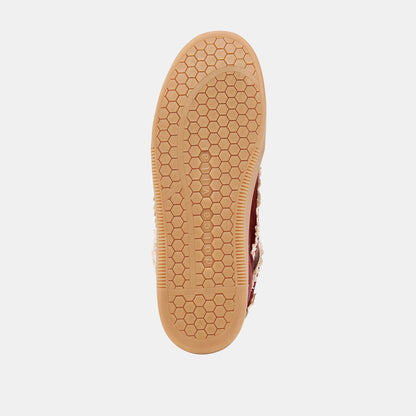 Notice Lace Oxblood Suede Sneakers | Dolce Vita Customer Favorite