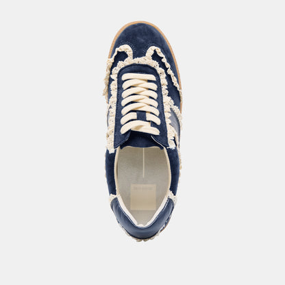 Notice Lace Navy Suede Sneakers | Dolce Vita Trending