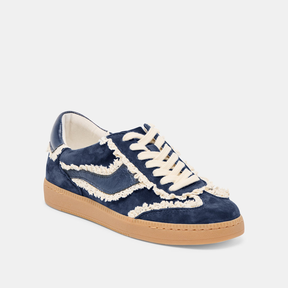 Notice Lace Navy Suede Sneakers | Dolce Vita Trending
