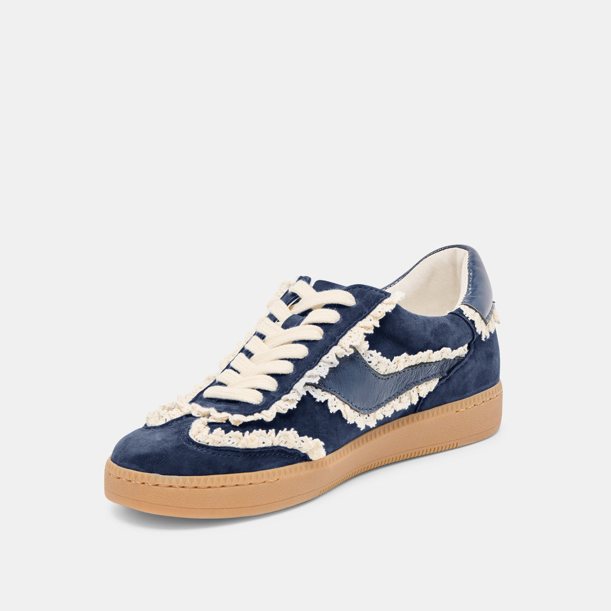 Notice Lace Navy Suede Sneakers | Dolce Vita Trending