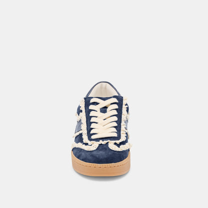 Notice Lace Navy Suede Sneakers | Dolce Vita Trending