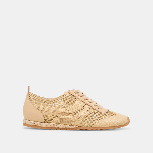 Dream Lt Natural Woven Raffia Sneakers | Dolce Vita Signature