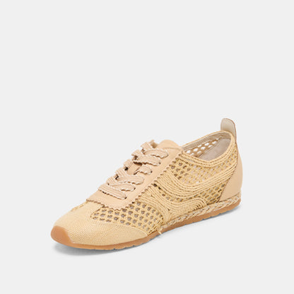 Dream Lt Natural Woven Raffia Sneakers | Dolce Vita Signature