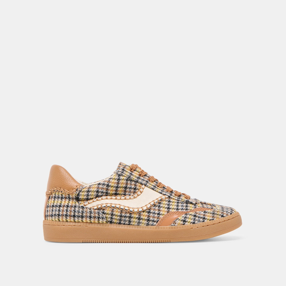 Notice Stitch Yellow Plaid Tweed Sneakers | Dolce Vita Value