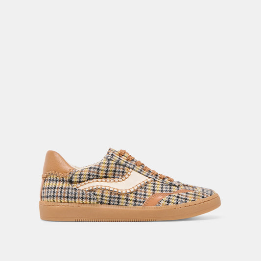 Notice Stitch Yellow Plaid Tweed Sneakers | Dolce Vita Value