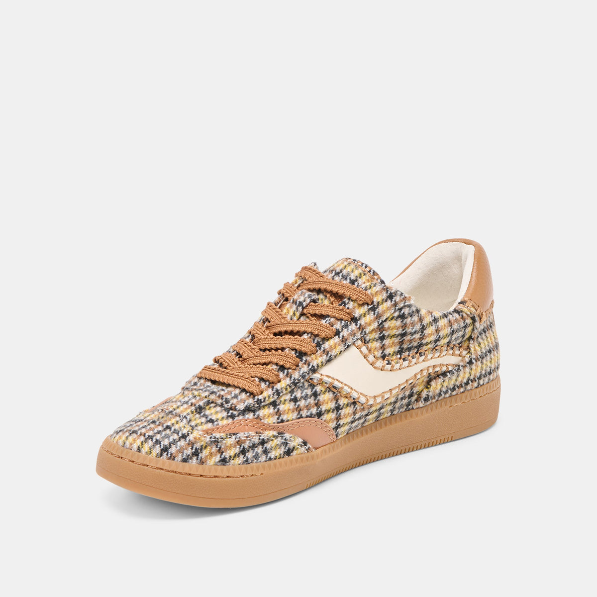 Notice Stitch Yellow Plaid Tweed Sneakers | Dolce Vita Value