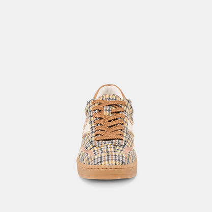 Notice Stitch Yellow Plaid Tweed Sneakers | Dolce Vita Value