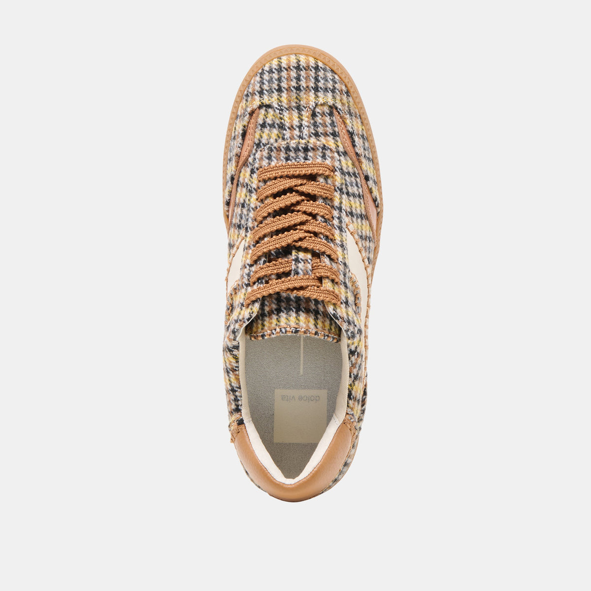 Notice Stitch Yellow Plaid Tweed Sneakers | Dolce Vita Value